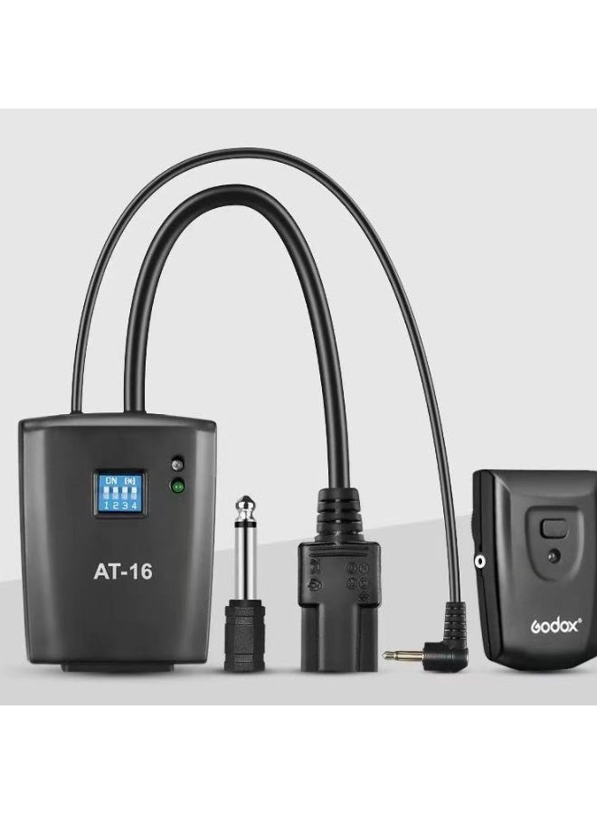 Godox AT-16 Wireless Flasher 16 Channel Flash Receiver Camera Universal Trigger Transmitter - Image 1